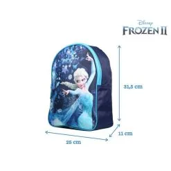 Bagtrotter BAGTROTTER Sac à Dos Gouter Maternelle 31 Cm Disney La Reine Des Neiges / Frozen Bleu -Sac maternelle Soldes B2CD 216