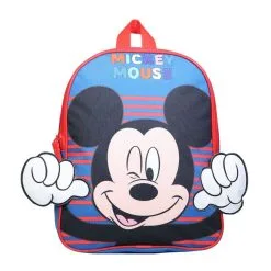Bagtrotter Sac à Dos 31 Cm Avec Détails 3D Disney Mickey Bleu Bagtrotter