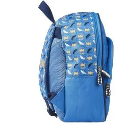 DC COMIC'S Sac Maternelle Bleu Avec Pochette Avant Batman -Sac maternelle Soldes B2CD 228