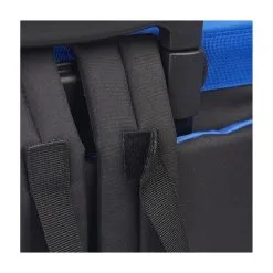 AUCHAN Cartable à Roulettes 41 Cm CM1/CM2 Bleu Rouge Et Noir Avec Breloque ACTIVE GAMER -Sac maternelle Soldes B2CD 269