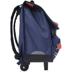 LOLA ESPELETTA Cartable à Roulettes 38 Cm CP/CE1/CE2 Bleu -Sac maternelle Soldes B2CD 272