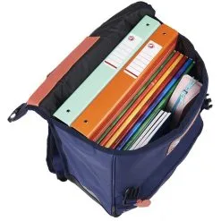 LOLA ESPELETTA Cartable à Roulettes 38 Cm CP/CE1/CE2 Bleu -Sac maternelle Soldes B2CD 274