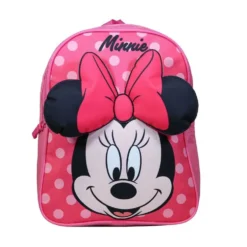Bagtrotter Sac à Dos 31 Cm Avec Détails 3D Noeud Disney Minnie Pois Rose Bagtrotter