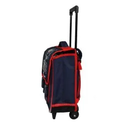 Bagtrotter Cartable à Roulettes 38 Cm Poivre Blanc Loup Bleu Marine Bagtrotter -Sac maternelle Soldes B2CD 291