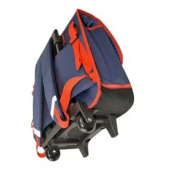 Bagtrotter Cartable à Roulettes 38 Cm Poivre Blanc Loup Bleu Marine Bagtrotter -Sac maternelle Soldes B2CD 293