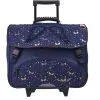 KARL MARC JOHN Cartable à Roulettes 41 Cm CM1/CM2 Bleu Paillettes Ailes -Sac maternelle Soldes B2CD 294