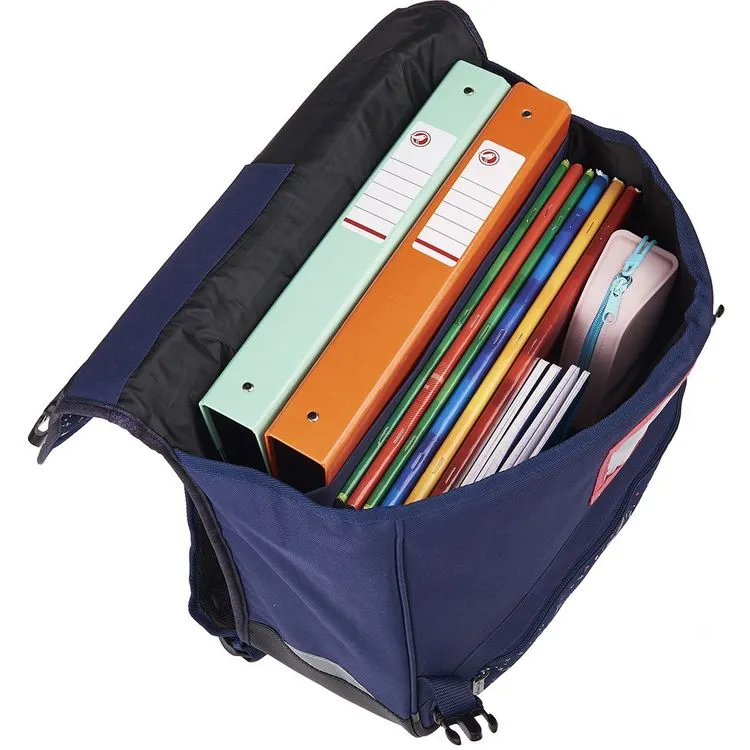 KARL MARC JOHN Cartable à Roulettes 41 Cm CM1/CM2 Bleu Paillettes Ailes 7 KARL MARC JOHN Cartable à Roulettes 41 Cm CM1/CM2 Bleu Paillettes Ailes – Image 5