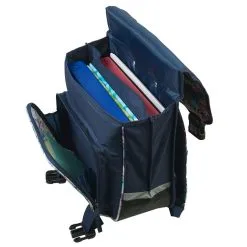 Smiley Cartables à Roulettes Bleu Motif Fleurs SMILEY WORLD 13 Smiley Cartables à Roulettes Bleu Motif Fleurs SMILEY WORLD -Sac maternelle Soldes B2CD 312