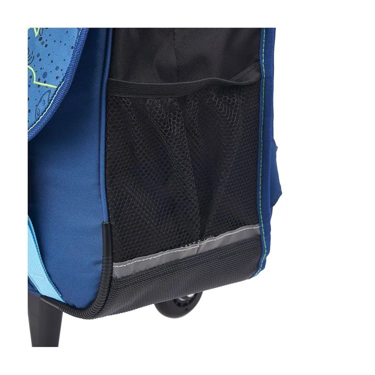 AUCHAN Cartable à Roulettes 41 Cm CM1/CM2 Bleu Intergalatic Avec LED Intégrées 8 AUCHAN Cartable à Roulettes 41 Cm CM1/CM2 Bleu Intergalatic Avec LED Intégrées – Image 6