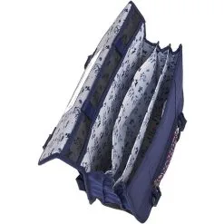 CHIPIE Cartable à Roulettes 41 Cm CM1/CM2 Bleu Motif Feuilles -Sac maternelle Soldes B2CD 334