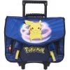 NINTENDO Cartable à Roulettes 41 Cm CM1/CM2 Bleu Et Jaune Pokemon -Sac maternelle Soldes B2CD 353
