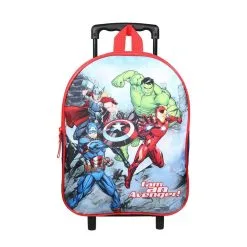 Bagtrotter Sac à Dos à Roulettes 31 Cm Marvel Avengers Rouge Et Bleu Bagtrotter