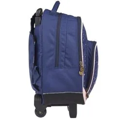 CHIPIE Sac à Dos à Roulettes Bleu Et Rose Paillettes étoiles -Sac maternelle Soldes B2CD 380
