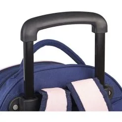 CHIPIE Sac à Dos à Roulettes Bleu Et Rose Paillettes étoiles -Sac maternelle Soldes B2CD 383