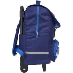 AUCHAN Sac à Dos à Roulettes Bleu Urban Shark -Sac maternelle Soldes B2CD 386