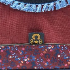 Stalla Bianca Sac à Dos à Roulettes Rouge Cheval -Sac maternelle Soldes B2CD 410