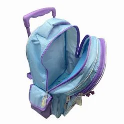 DISNEY Sac à Dos à Roulettes Bleu Reine Des Neiges -Sac maternelle Soldes B2CD 417