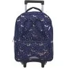 KARL MARC JOHN Sac à Dos à Roulettes Bleu Paillettes Ailes -Sac maternelle Soldes B2CD 430