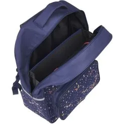 KARL MARC JOHN Sac à Dos à Roulettes Bleu Paillettes Ailes -Sac maternelle Soldes B2CD 433