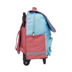 AUCHAN Sac à Dos à Roulettes Rose Et Bleu Fashion Mermaid -Sac maternelle Soldes B2CD 438