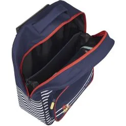 Little Marcel Sac à Dos à Roulettes Bleu Avec Rayures Blanches 11 Little Marcel Sac à Dos à Roulettes Bleu Avec Rayures Blanches -Sac maternelle Soldes B2CD 447