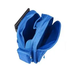 POUCE Sac à Dos à Roulettes Bleu Imprimé Voitures -Sac maternelle Soldes B2CD 468