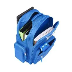 POUCE Sac à Dos à Roulettes Bleu Imprimé Voitures -Sac maternelle Soldes B2CD 469