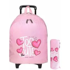 Cactus Sac à Dos à Roulettes & Trousse Offerte Cactus