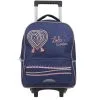 LOLA ESPELETTA Sac à Dos à Roulettes Bleu -Sac maternelle Soldes B2CD 487