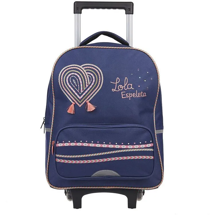 LOLA ESPELETTA Sac à Dos à Roulettes Bleu 3 LOLA ESPELETTA Sac à Dos à Roulettes Bleu