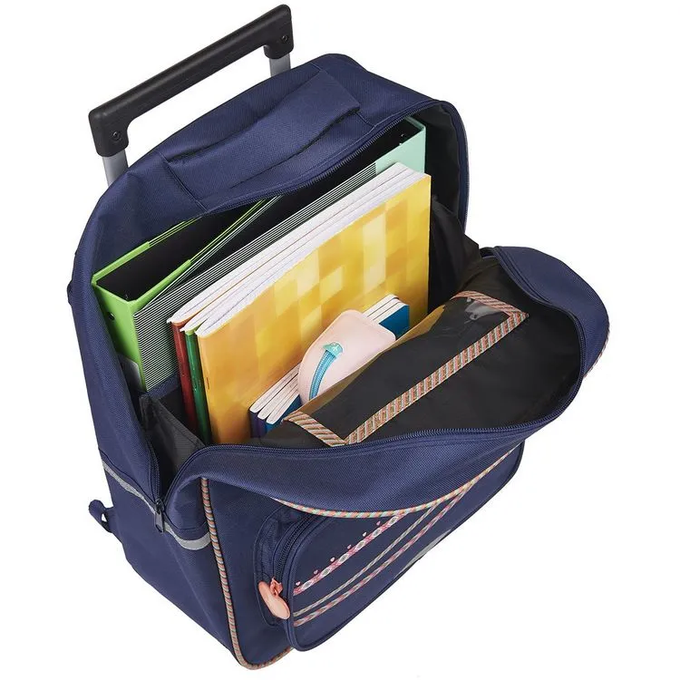 LOLA ESPELETTA Sac à Dos à Roulettes Bleu 7 LOLA ESPELETTA Sac à Dos à Roulettes Bleu – Image 5