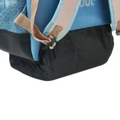 TEO JASMIN Sac à Dos à Roulettes Bleu Et Rose Chat -Sac maternelle Soldes B2CD 503