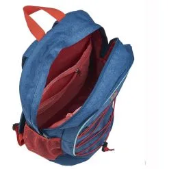 YOUNG'S ATTITUDE Sac à Dos 1 Compartiment Bleu Denim Et Rouge Néosport -Sac maternelle Soldes B2CD 547