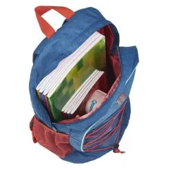 YOUNG'S ATTITUDE Sac à Dos 1 Compartiment Bleu Denim Et Rouge Néosport -Sac maternelle Soldes B2CD 548