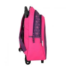 Bagtrotter Sac à Dos à Roulettes Lililou Chat Prune -Sac maternelle Soldes B2CD 589