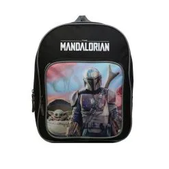 Bagtrotter Sac à Dos Maternelle 31 Cm Avec Poche Star Wars/The Mandalorian Baby Yoda Noir Et Gris Bagtrotter