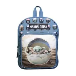 Bagtrotter Sac à Dos 31 Cm Avec Poche Baby Yoda Star Wars / The Mandalorian Bleu Et Beige Bagtrotter