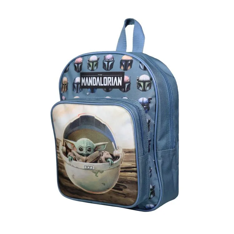Bagtrotter Sac à Dos 31 Cm Avec Poche Baby Yoda Star Wars / The Mandalorian Bleu Et Beige Bagtrotter 4 Bagtrotter Sac à Dos 31 Cm Avec Poche Baby Yoda Star Wars / The Mandalorian Bleu Et Beige Bagtrotter – Image 2