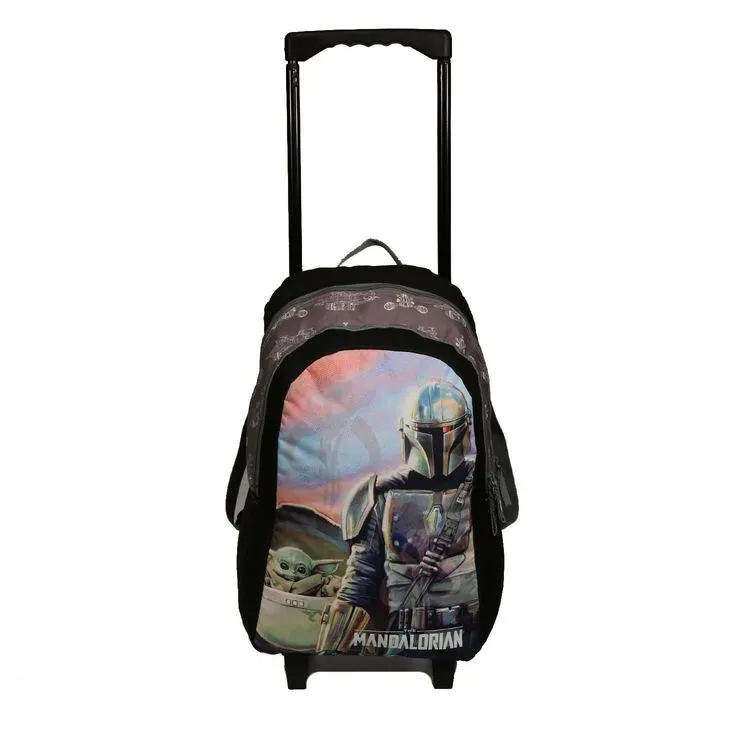 Bagtrotter Sac à Dos à Roulettes Star Wars/The Mandalorian Baby Yoda Noir Et Gris Bagtrotter 4 Bagtrotter Sac à Dos à Roulettes Star Wars/The Mandalorian Baby Yoda Noir Et Gris Bagtrotter – Image 2