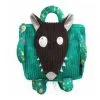 LES DEGLINGOS Sac A Dos Velours Le Loup -Sac maternelle Soldes B2CD 626