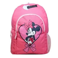 Bagtrotter Sac à Dos 37 Cm Avec Poche Disney Minnie Coeur Rose Bagtrotter