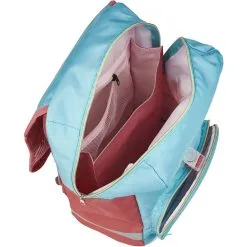AUCHAN Sac à Dos 2 Compartiments 38 Cm Bleu Et Rose Fashion Mermaid -Sac maternelle Soldes B2CD 666