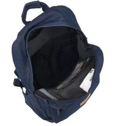 TEDDY SMITH Sac à Dos 1 Compartiment Bleu DENIM -Sac maternelle Soldes B2CD 678