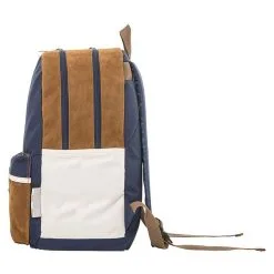 CHEVIGNON Sac à Dos 2 Compartiments Bleu Et Camel -Sac maternelle Soldes B2CD 683