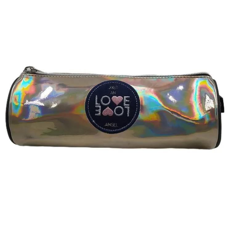 Love Love Sac à Dos 2 Compartiments Doré + Trousse Ronde Dorée 5 Love Love Sac à Dos 2 Compartiments Doré + Trousse Ronde Dorée – Image 3