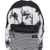 Oxbow Sac à Dos 1 Compartiment Noir Et Blanc Motifs Palmiers -Sac maternelle Soldes B2CD 771