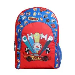 Bagtrotter Sac à Dos 37 Cm Avec Poche Disney Cars Voiture Flash McQueen Rouge Et Bleu Bagtrotter