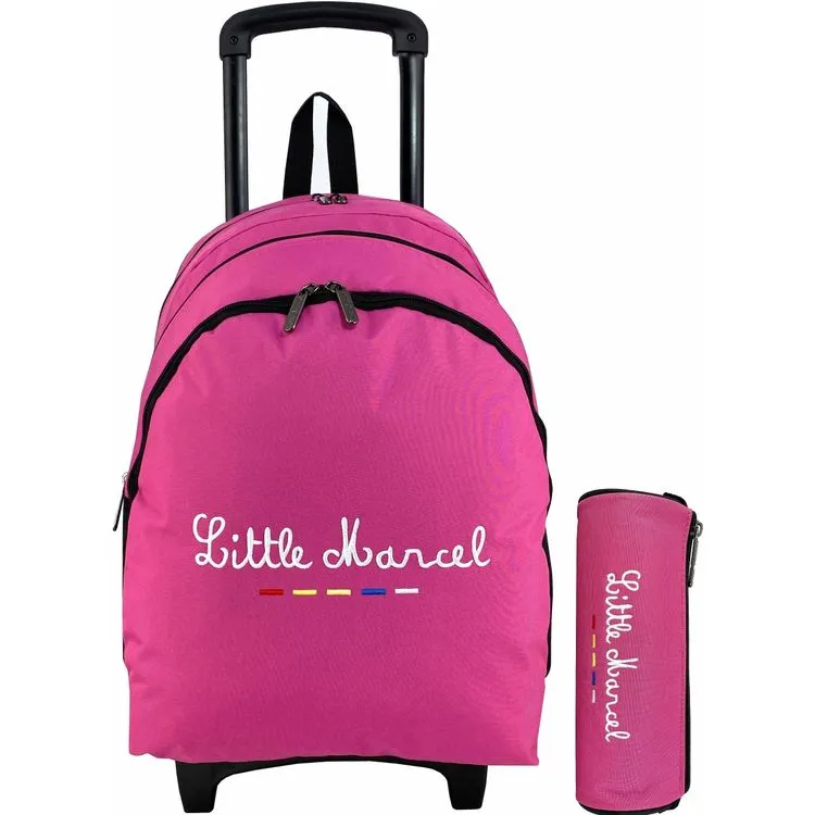 Little Marcel Sac à Dos à Roulettes & Trousse Offerte Little Marcel 3 Little Marcel Sac à Dos à Roulettes & Trousse Offerte Little Marcel