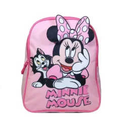 Bagtrotter Sac à Dos 31 Cm Avec Détails 3D Noeud Disney Minnie Chat Rose Bagtrotter