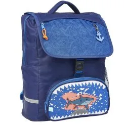 AUCHAN Sac à Dos 2 Compartiments 38 Cm Bleu Urban Shark -Sac maternelle Soldes B2CD 857